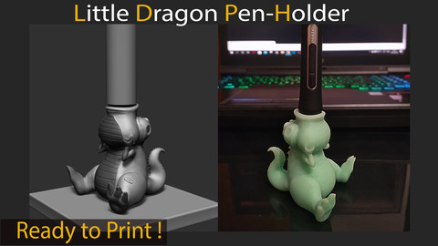 Little Dragon Pen-Holder