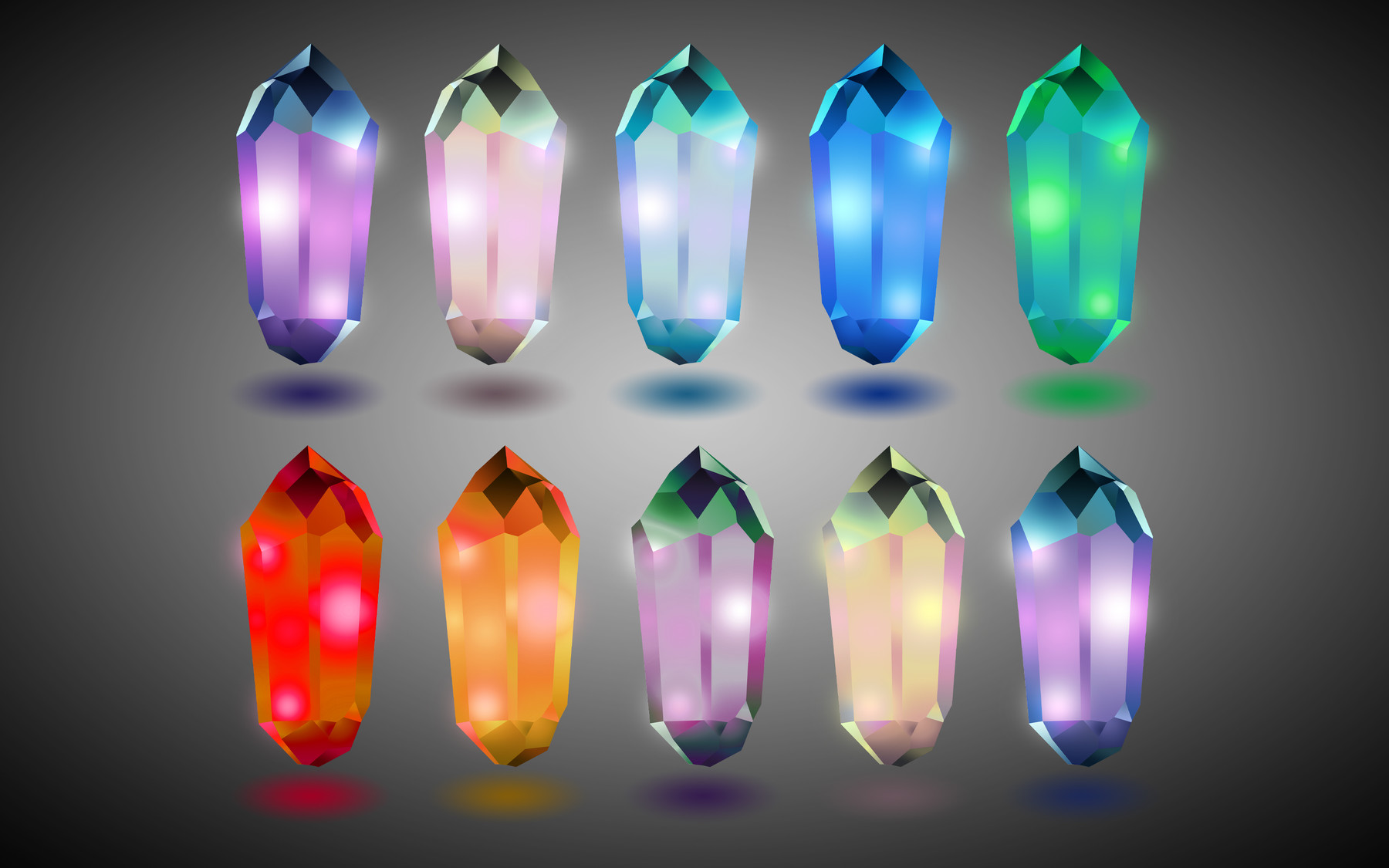 ArtStation - Free Gems on Transparent Background