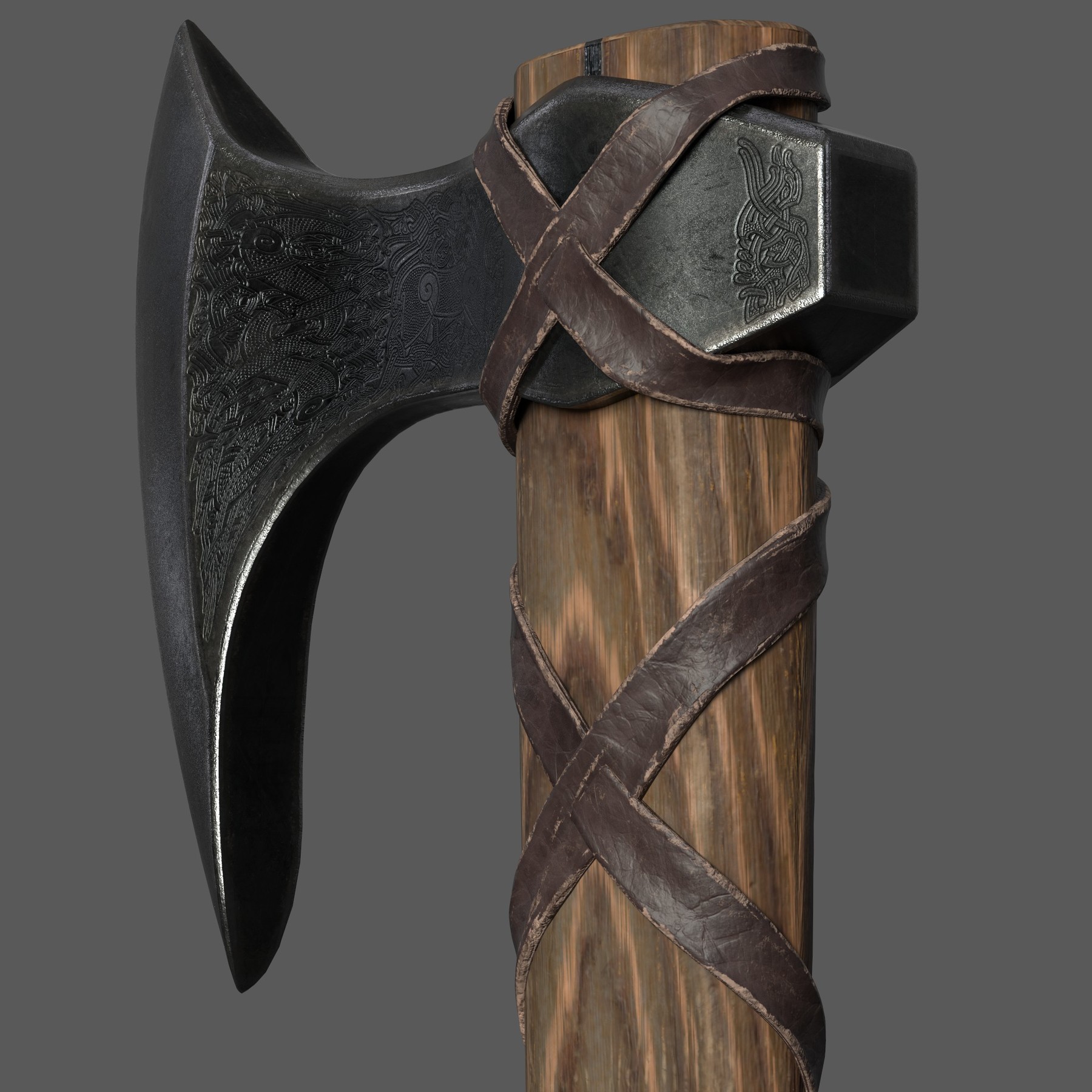 ArtStation - Ragnar Lothbrook's Battle Axe | Game Assets