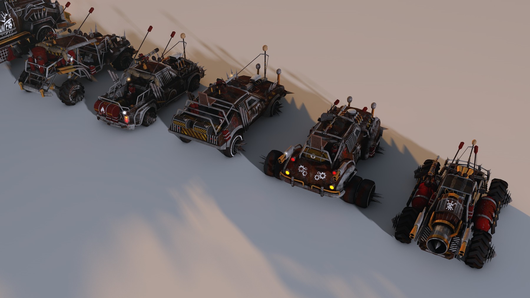 ArtStation - Mega Apocalyptic Car Pack | Game Assets