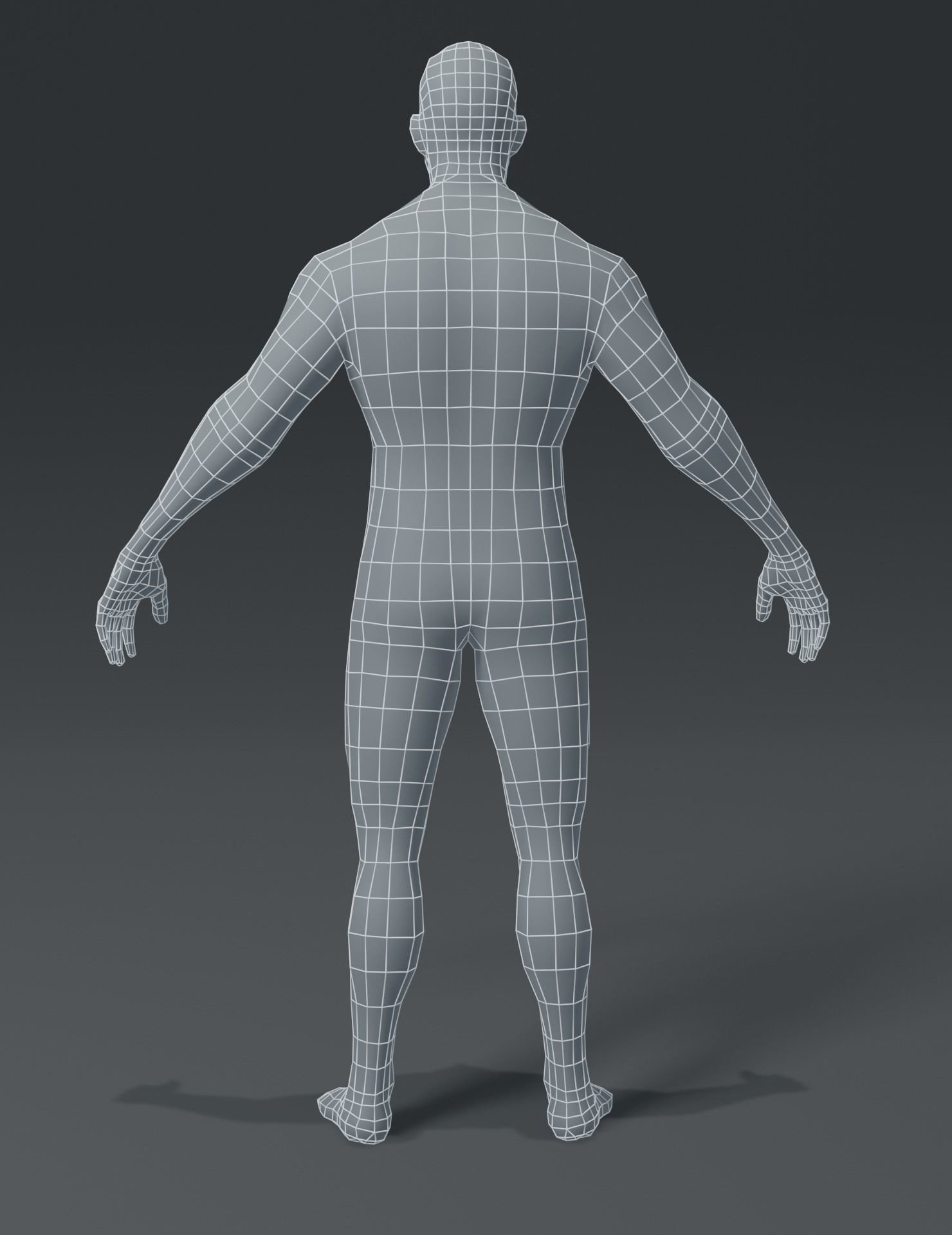 ArtStation - Male Body Base Mesh 3D Model | Game Assets