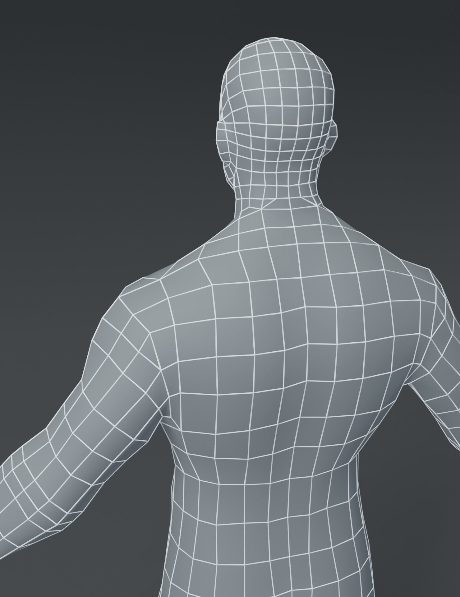 ArtStation - Male Body Base Mesh 3D Model