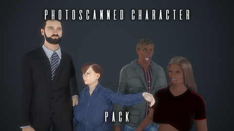 9 Photoscanned Character - Bundle 01