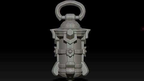 Stylized Medieval Fantasy Lamp