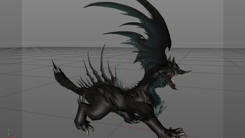 Monster leader game role model