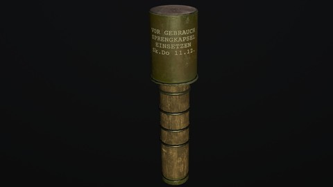 German Army M24 Stick Grenade