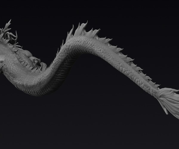 Artstation Chinese Dragon Zbrush Sculpt Resources 3636