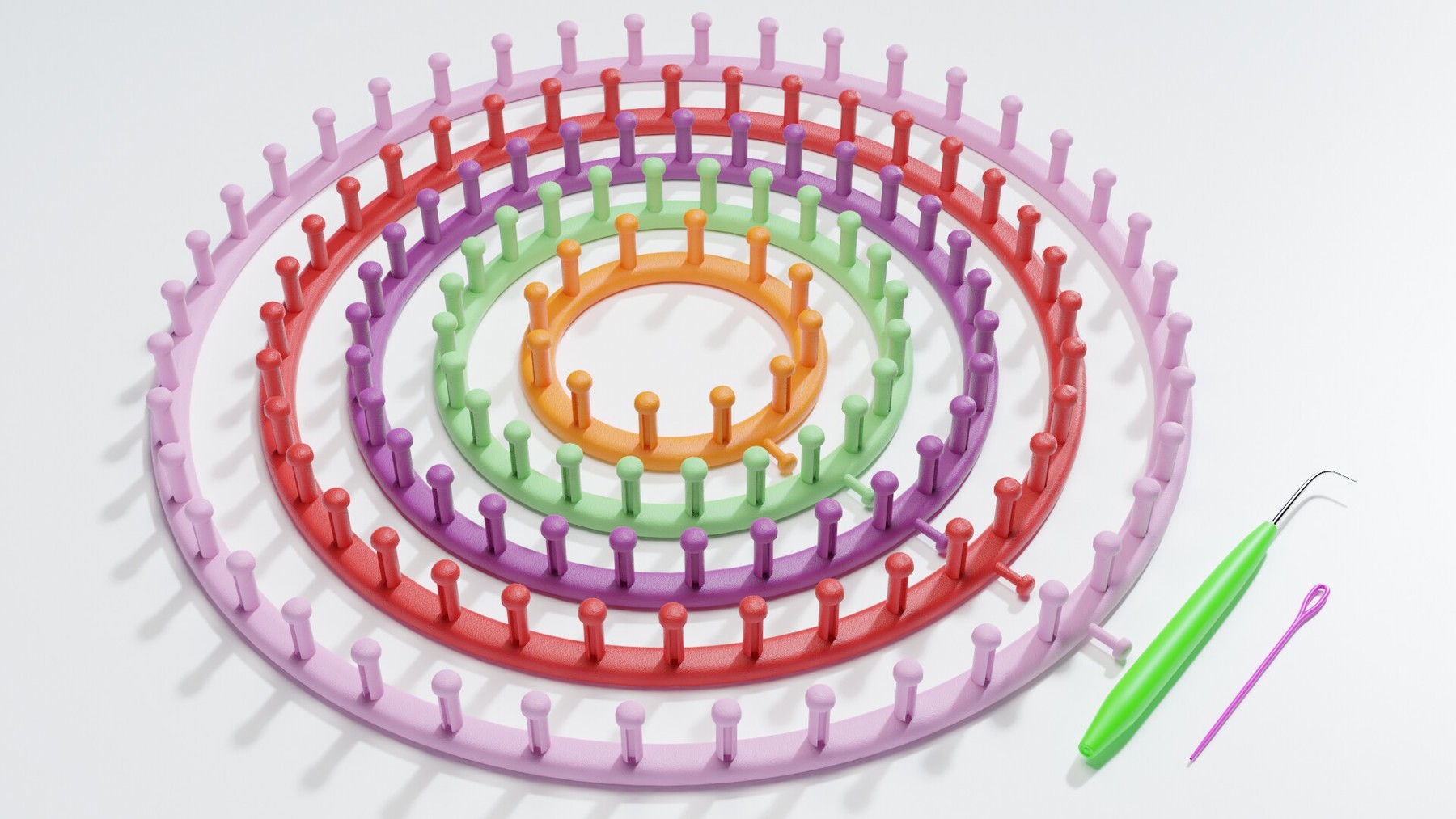 Fertuffo - 3D round knitting loom set