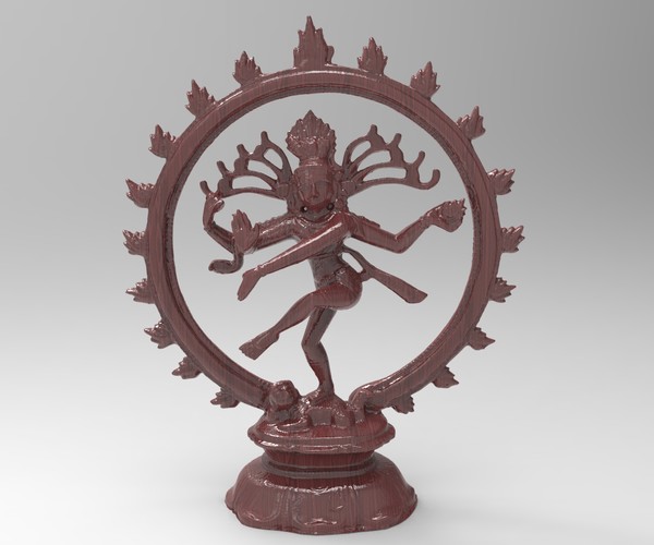 Vector Graphic Illustration. Lord Shiva Dancing In Nataraja Pose.  Individually On A White Background. Royalty Free SVG, Cliparts, Vectors,  and Stock Illustration. Image 161055569.
