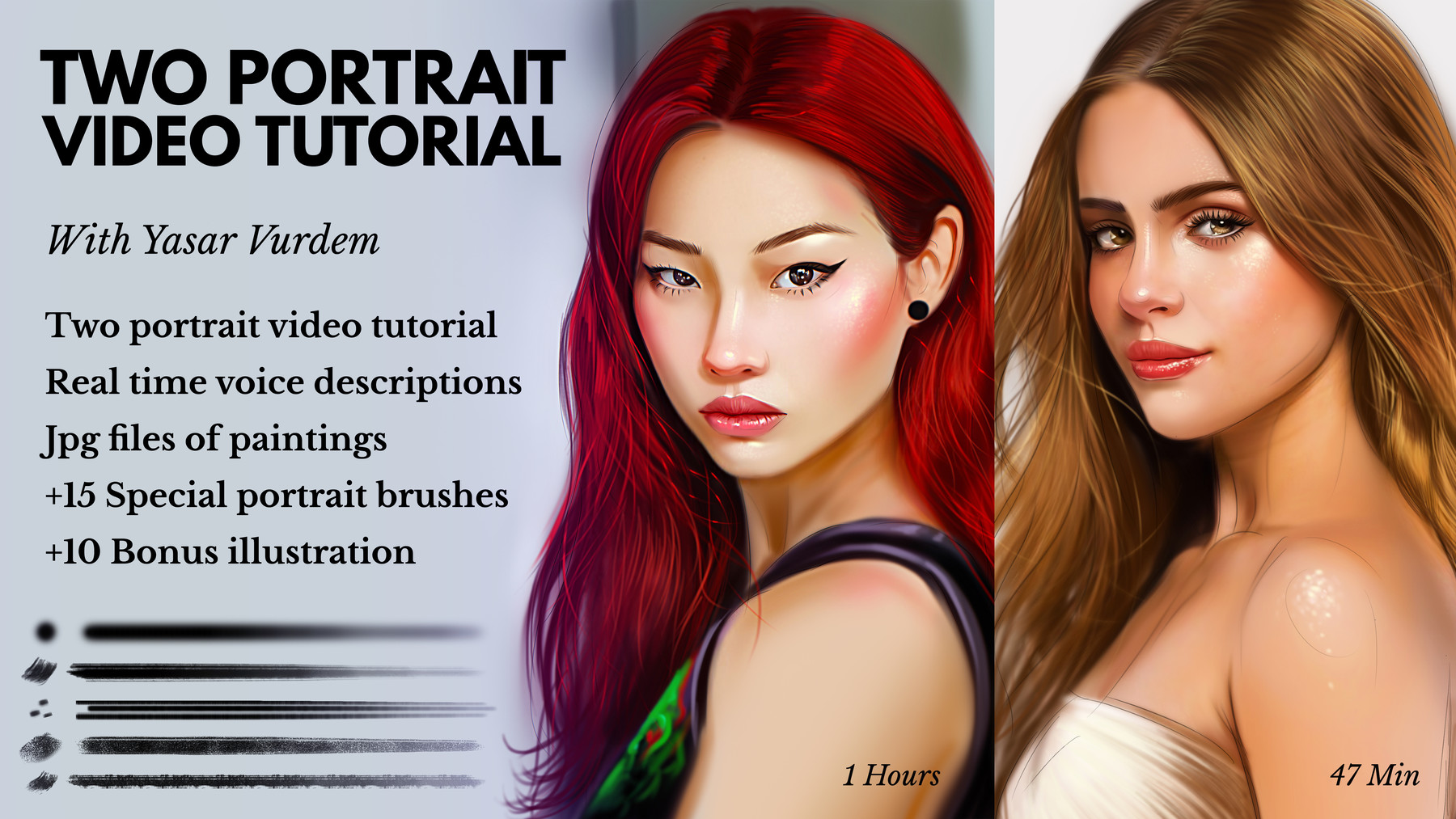 ArtStation - Two - Portrait video tutorial bundle | Tutorials