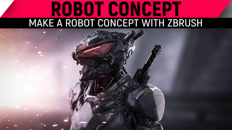 Make a Robot Concept with ZBrush