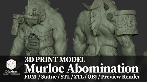 Murloc Abomination - 3D print model