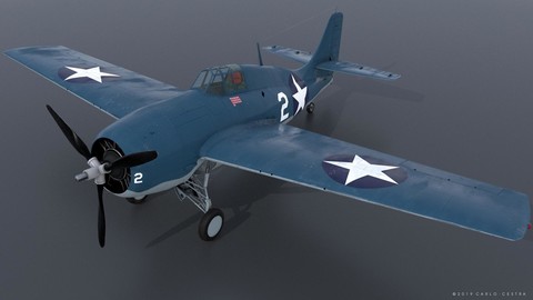 GRUMMAN F4F-3 WILDCAT VMF-222