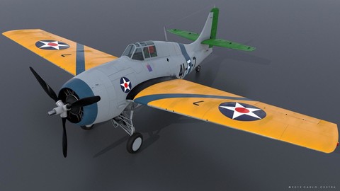 GRUMMAN F4F-3 WILDCAT VF41 - 41F7