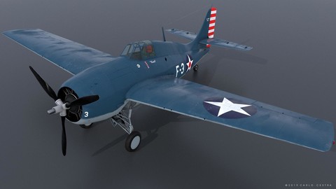 GRUMMAN F4F-3 WILDCAT F3 -Butch-