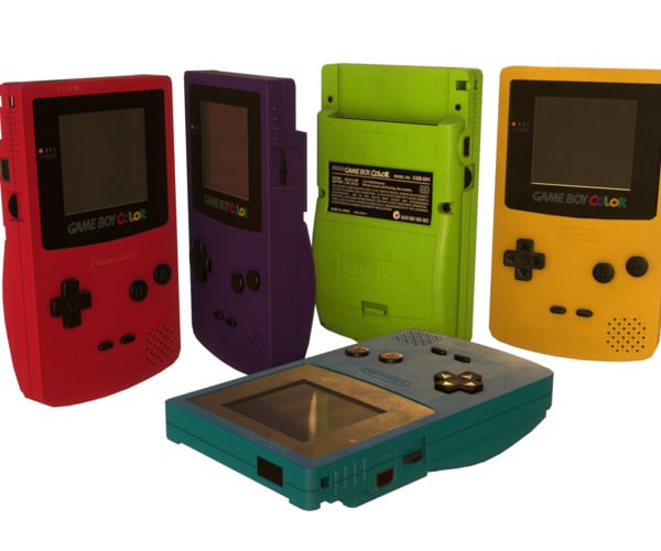 ArtStation - Gameboy Color | Game Assets