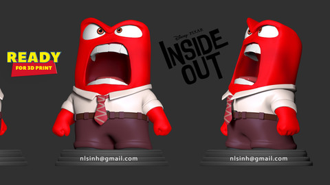 Anger - Inside Out Fan art