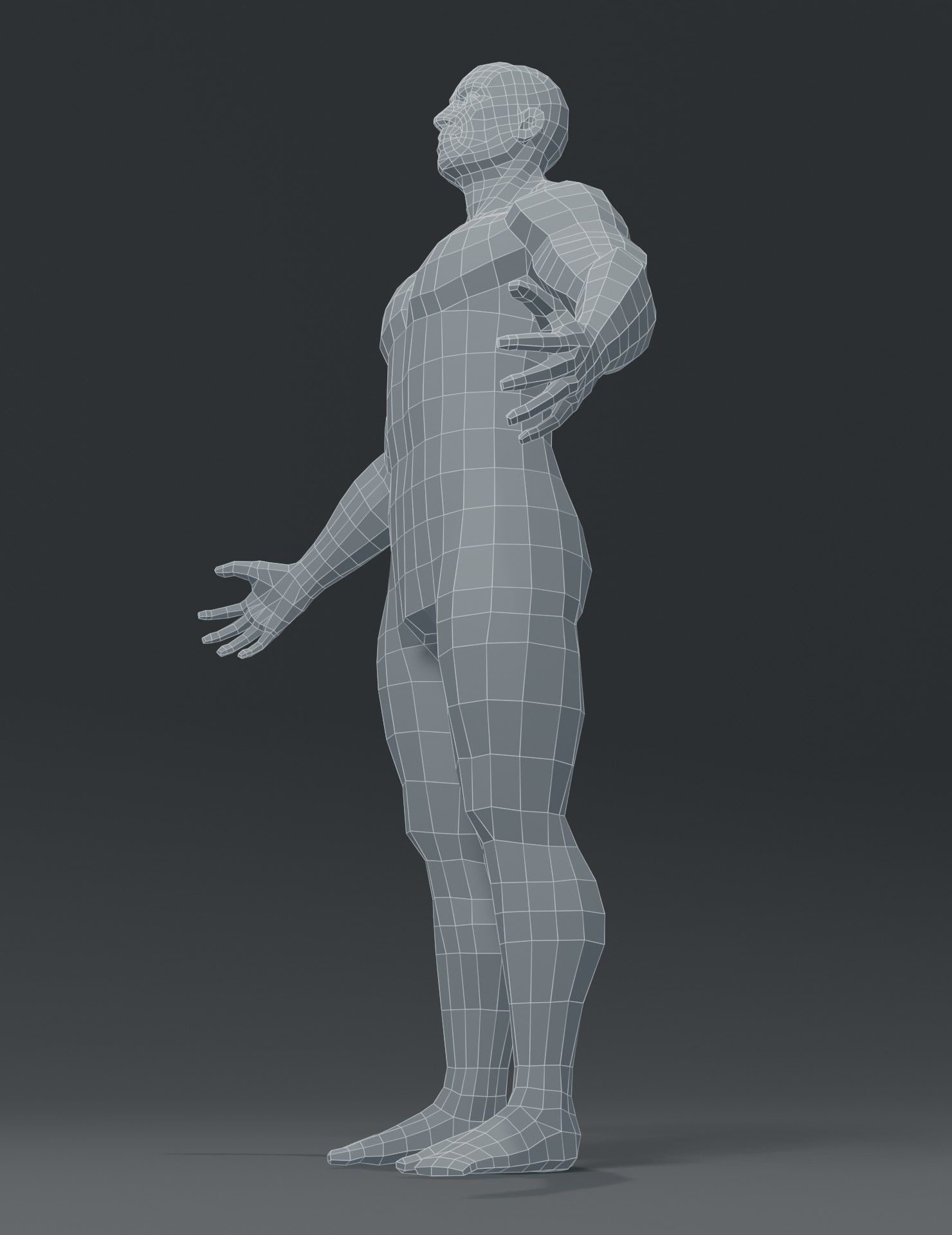 Artstation Superhero Male Body Base Mesh 3d Model Game Assets Images And Photos Finder