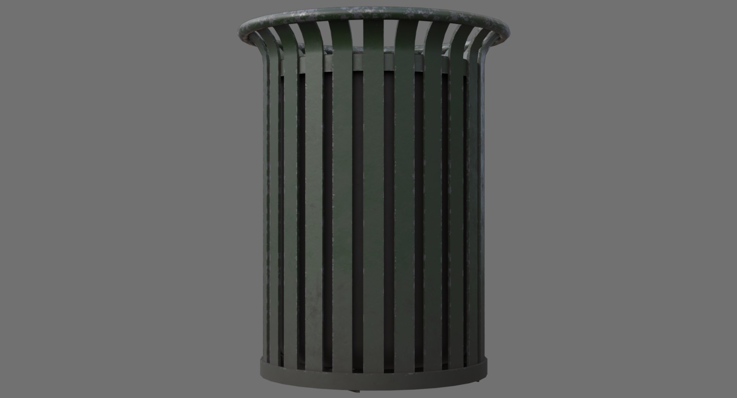 ArtStation Dustbin 4B Game Assets