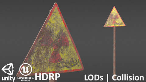 Radioactivity Sign Rusty