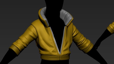 stylized jacket1 basemesh