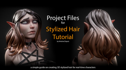 Stylized Hair Tutorial - PROJECT FILES