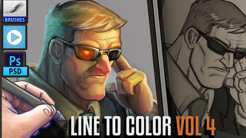 AGENT MAN-POTRAIT-psd-video-brushes