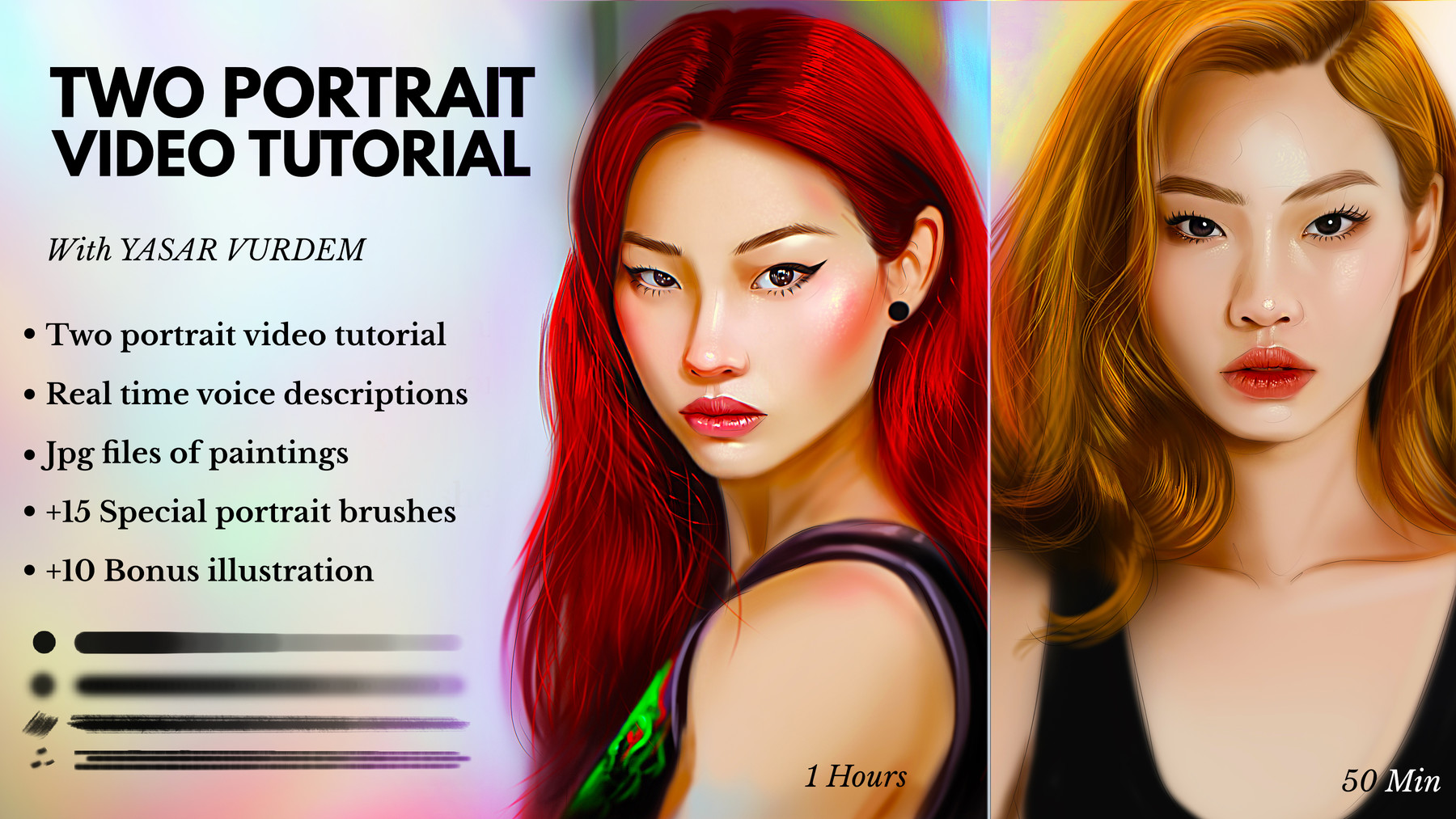 ArtStation - Two - Portrait video tutorial bundle | Tutorials