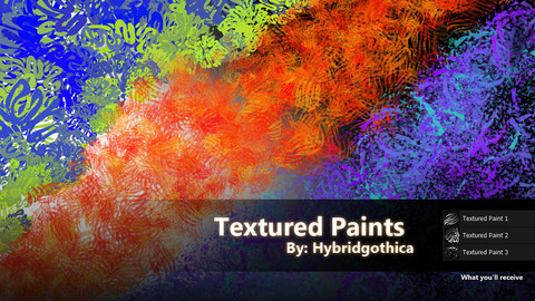 Textured Paints Brushes