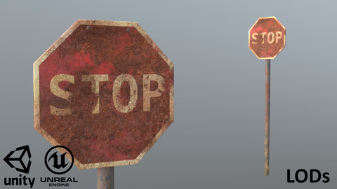 Stop Sign Rusty