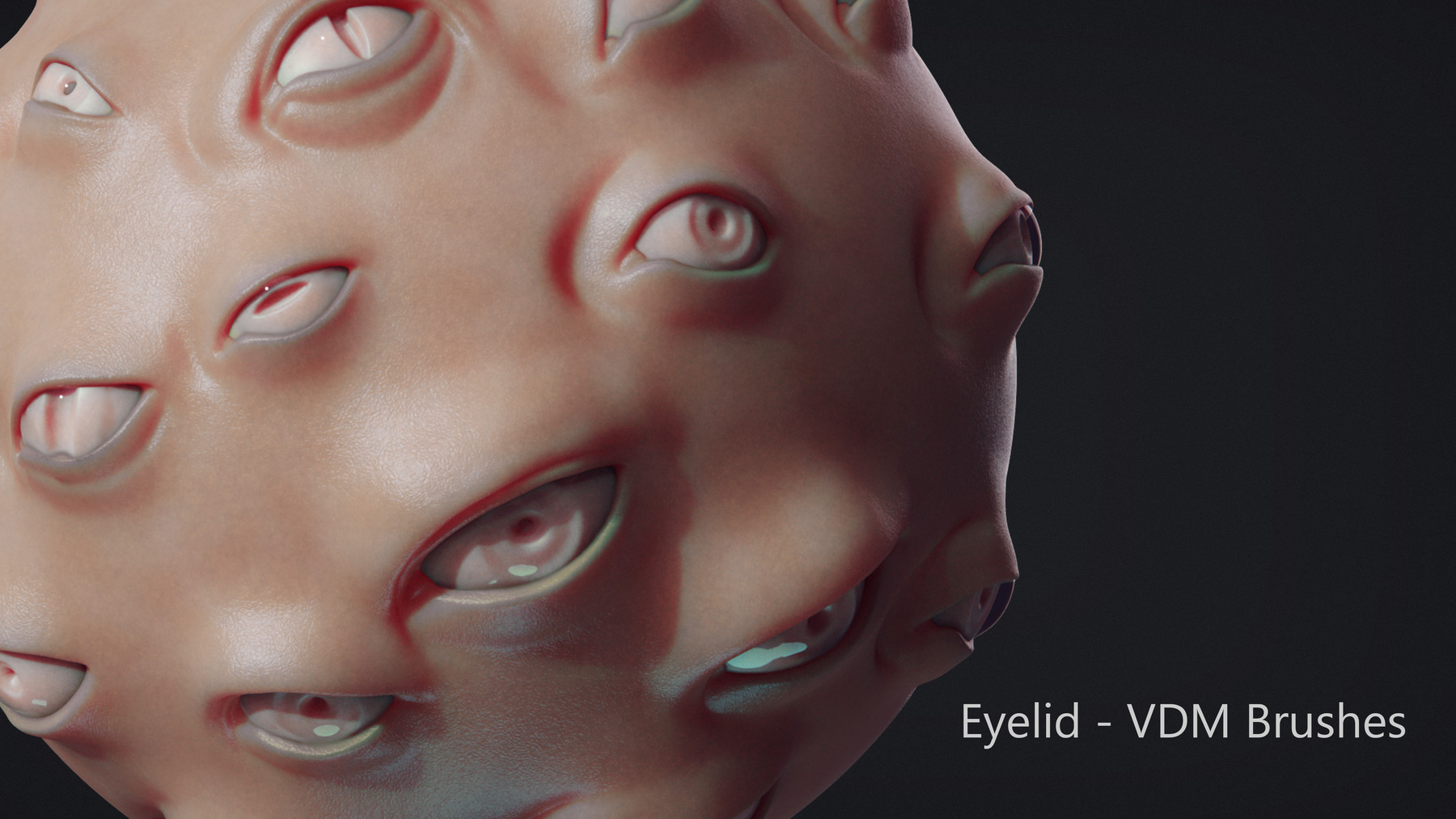 3d model eyelids animation zbrush