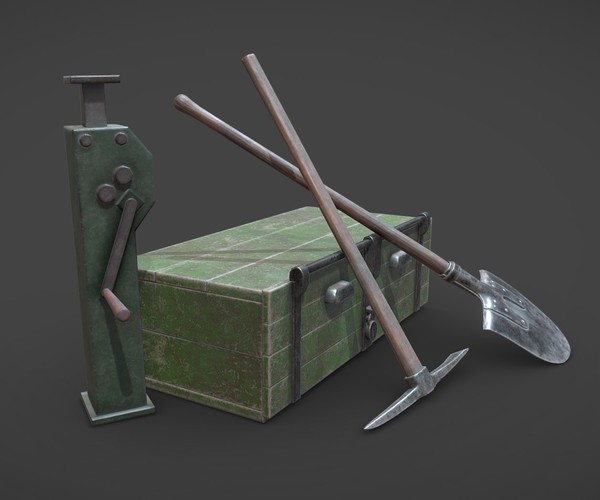 ArtStation - WW2 German Army Tools | Resources