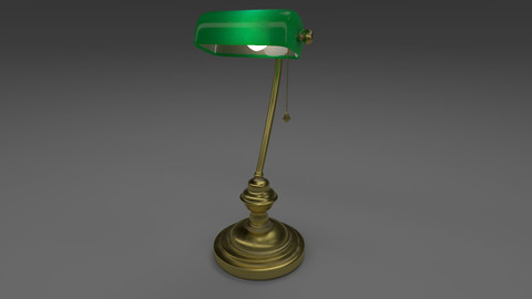 Noir Office Lamp