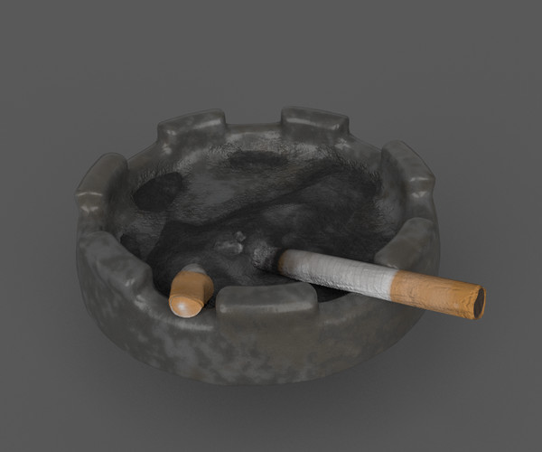 ArtStation Used Ashtray Resources