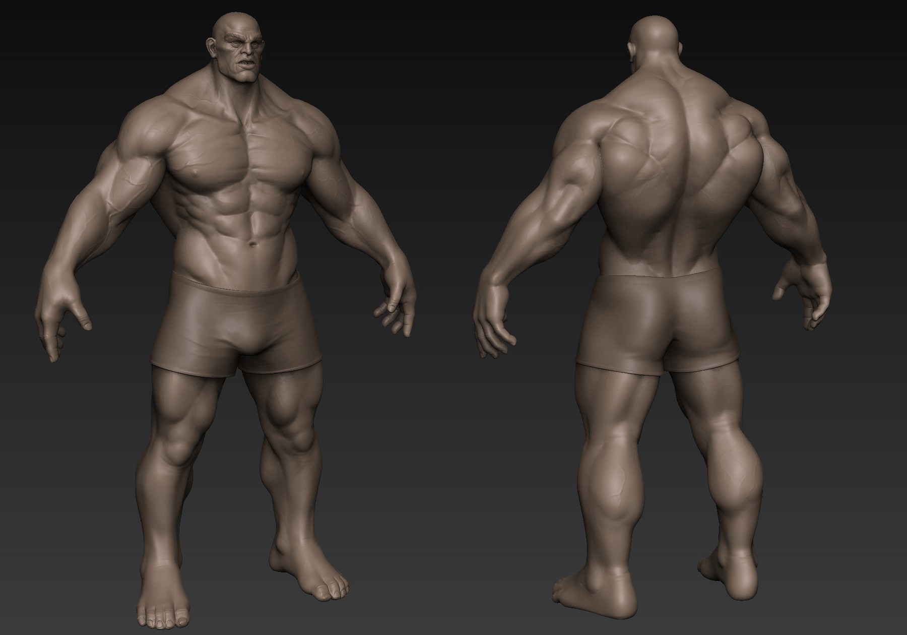 correct size huge in zbrush