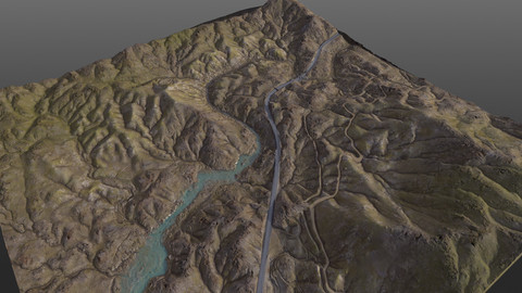 Valley 8K Terrain PBR Texture