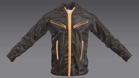 Jacket pilot Male Marvelous Designer Resource
