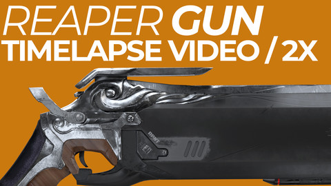 Reaper Fan Art Timelapse Video PART 01 (GUN)