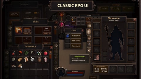 Classic_RPG_GUI