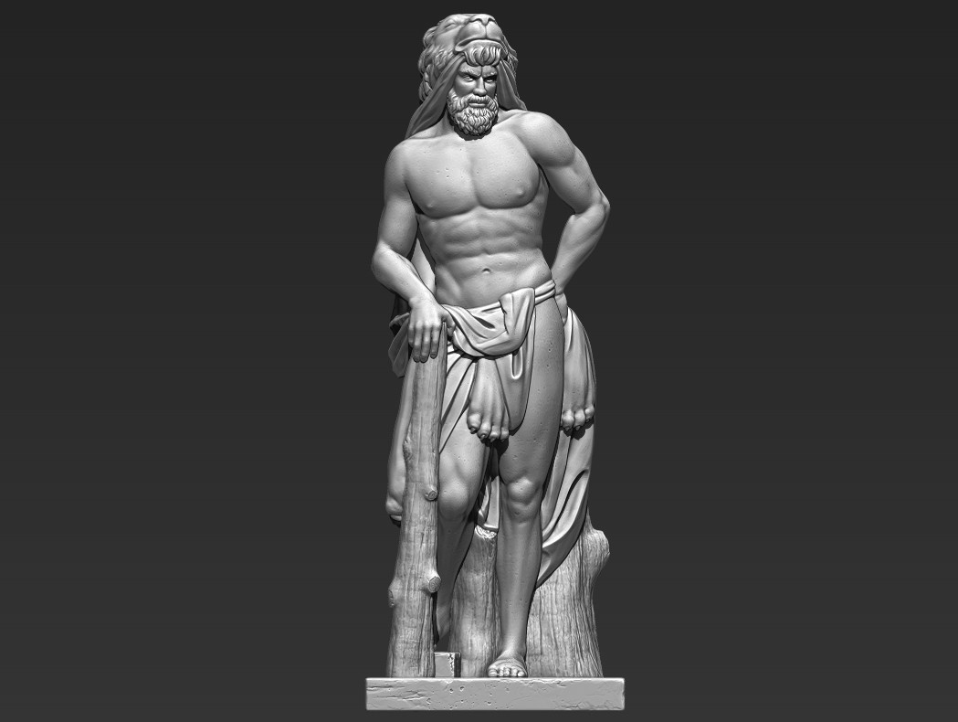 ArtStation Hercules Greek Statue Resources