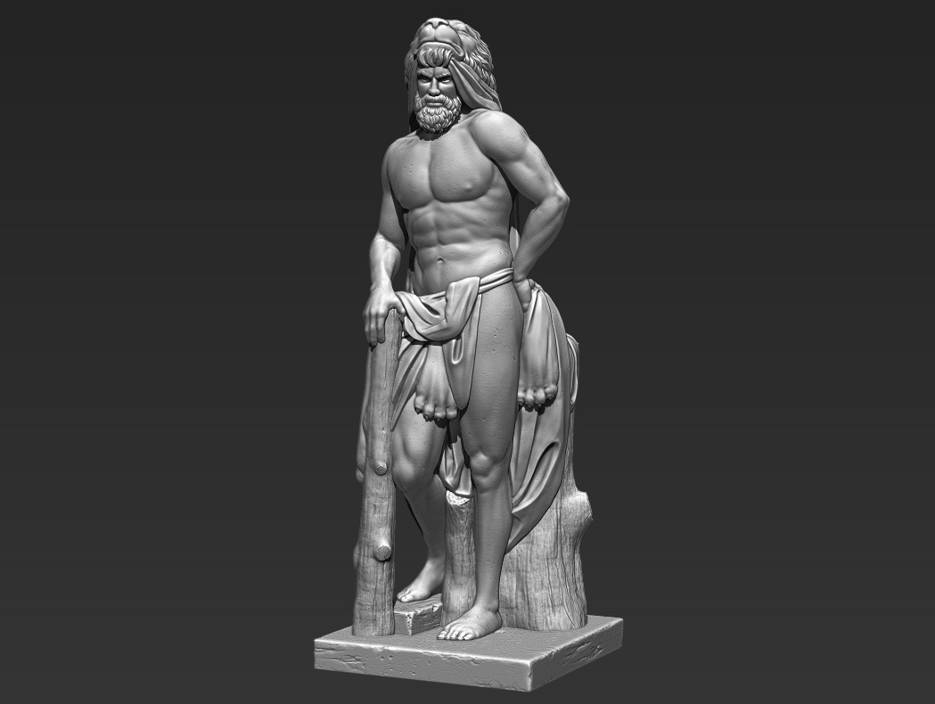 ArtStation Hercules Greek Statue Resources