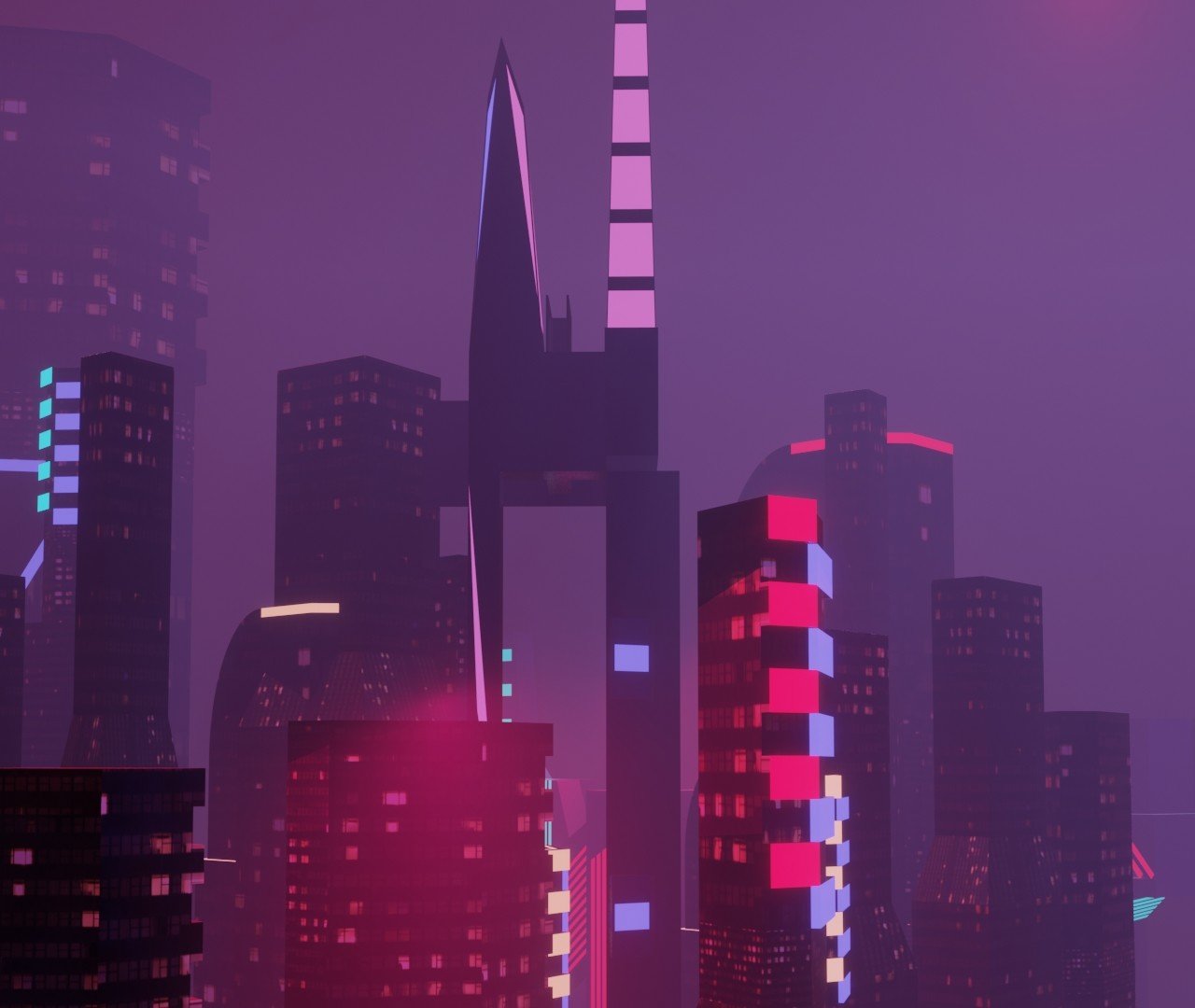 ArtStation - Neon City 1.0 | Resources