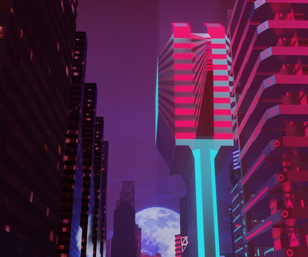 ArtStation - Neon City 1.0 | Resources