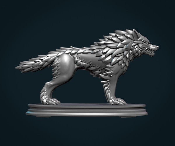 ArtStation - Wolf Sculpture | Resources