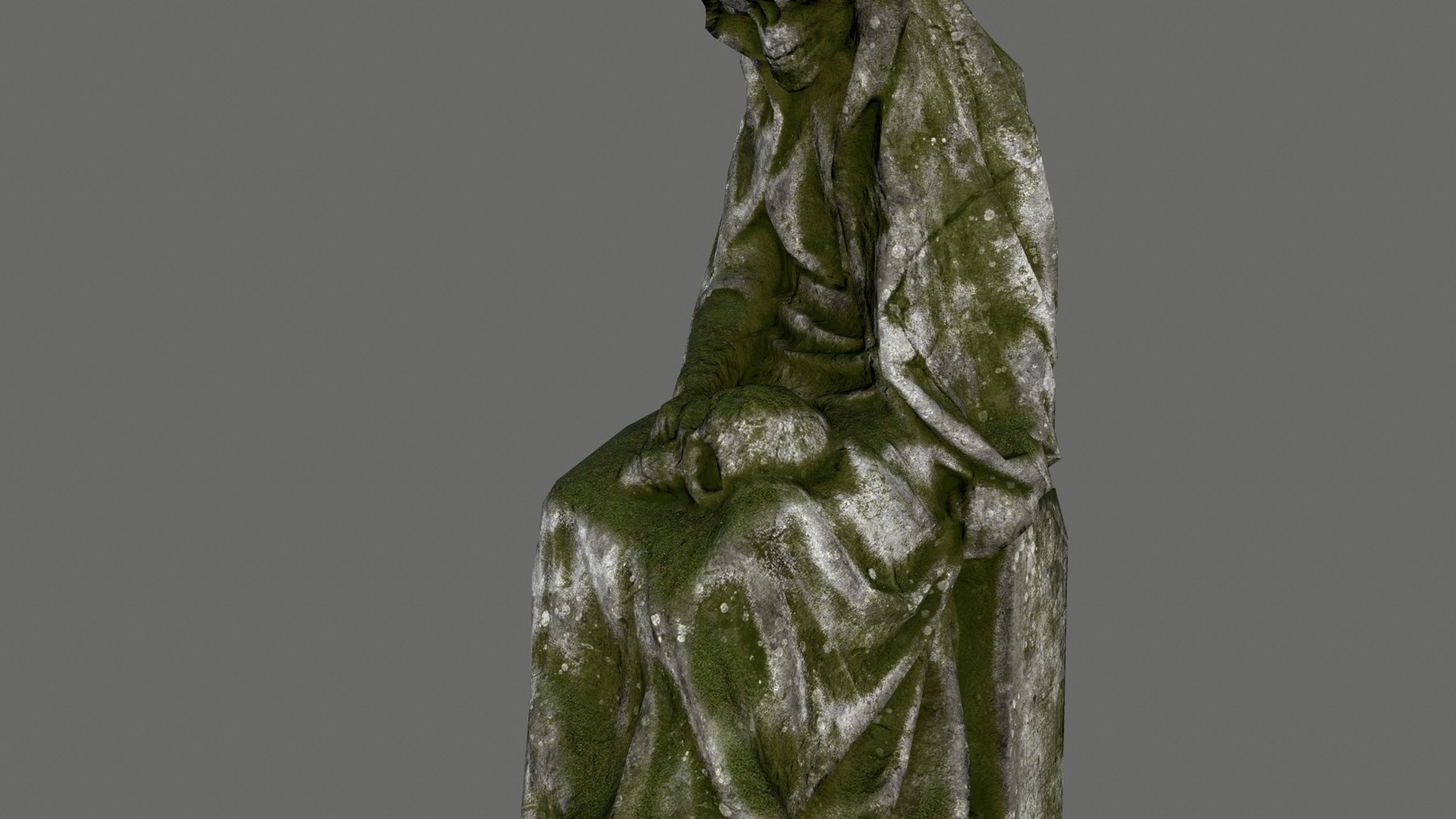 Бг3 статуя. Raw, 3d model, Statue, Granite, woman, Band.