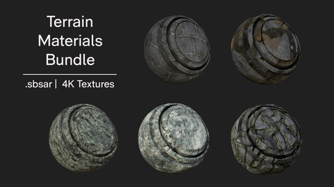 Terrain materials Bundle