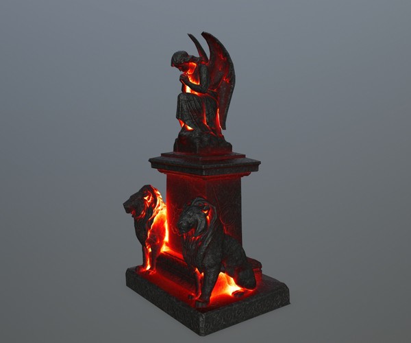 ArtStation Statue_4 Game Assets