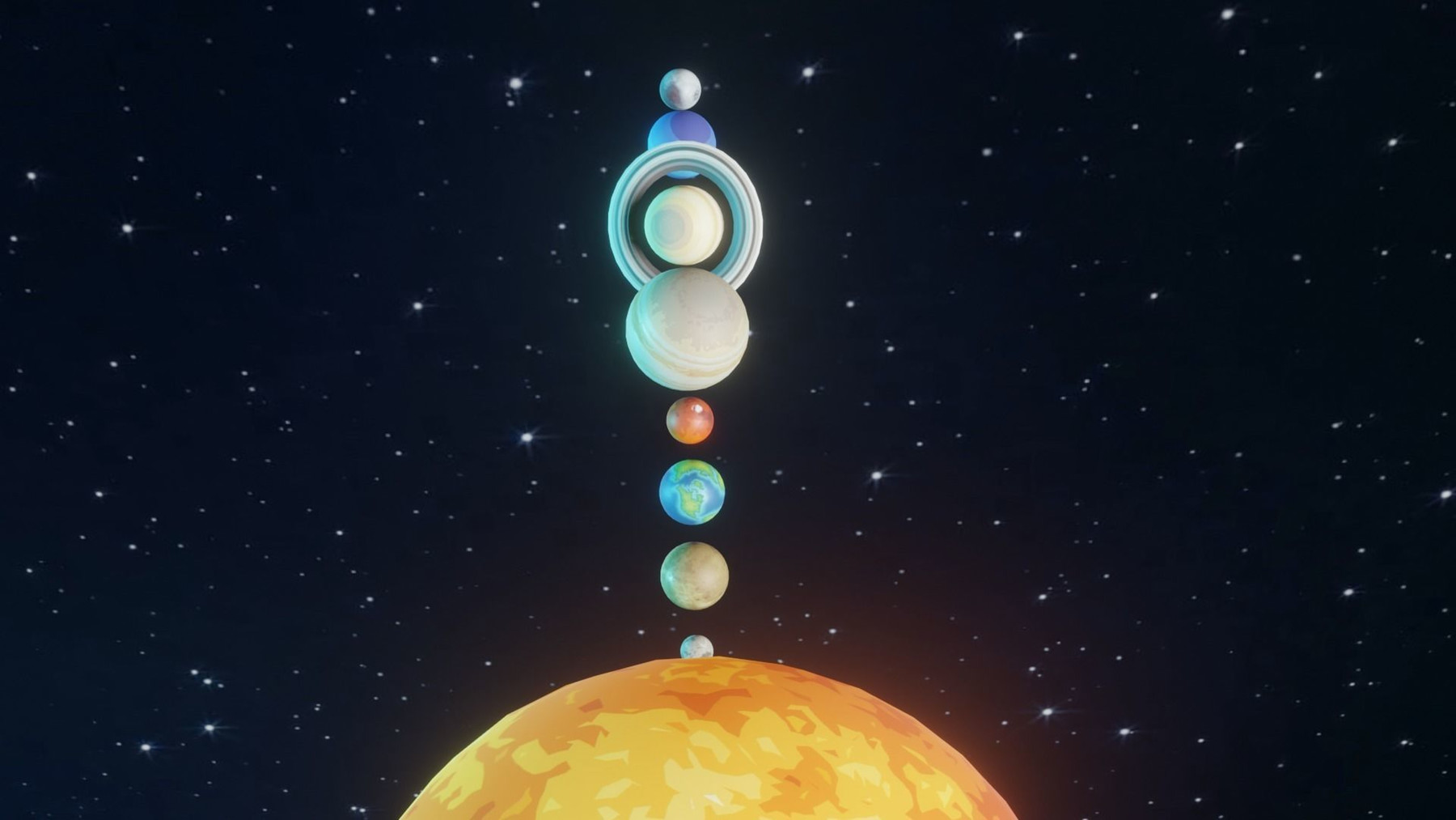 ArtStation - Solar System 3D Model | Game Assets