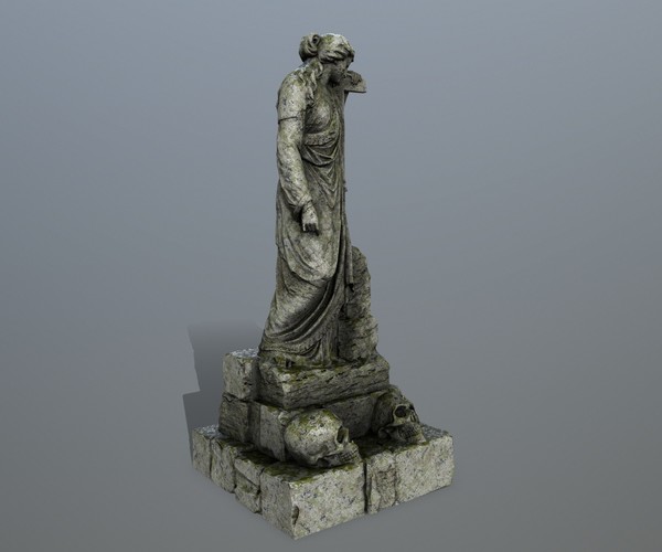 ArtStation Statue_5. Game Assets