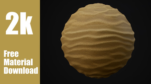 Realistic Sand Material Texture - Photoscan